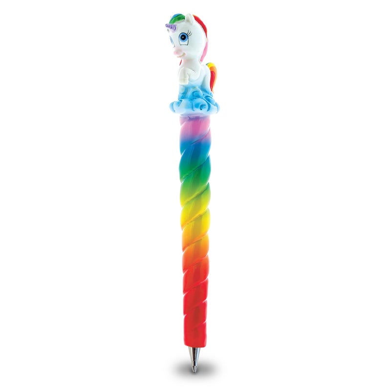 Planet Pens Rainbow Unicorn Novelty Pen - Cute & Unique Kids & Adults Office Supplies Ballpoint Pen, Fairy Tale Fantasy Writing Pen Instrument For School and Office - Image 1
